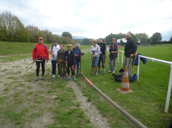1ère scéance marche nordique