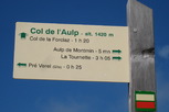 Col de la Forclaz - Roche du Roux