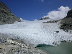 Au pied du glacier de Rhemes-Golette