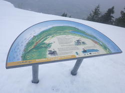 La croix du Nivolet & la crête de l'Orionde