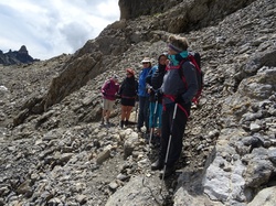Le col du Grand Fond et la Brèche de Parozan (Beaufortain )