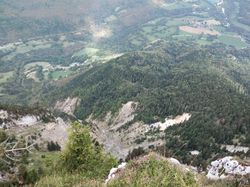 Le Mont Colombier et la Dent de Rossanaz