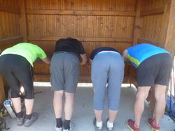 Les Moulins par Cayan et le chemin des Barlettes.