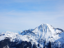 Les Plagnes depuis Pré Rond