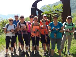 Le long de la digue de l'Isère depuis le pont de Coise.